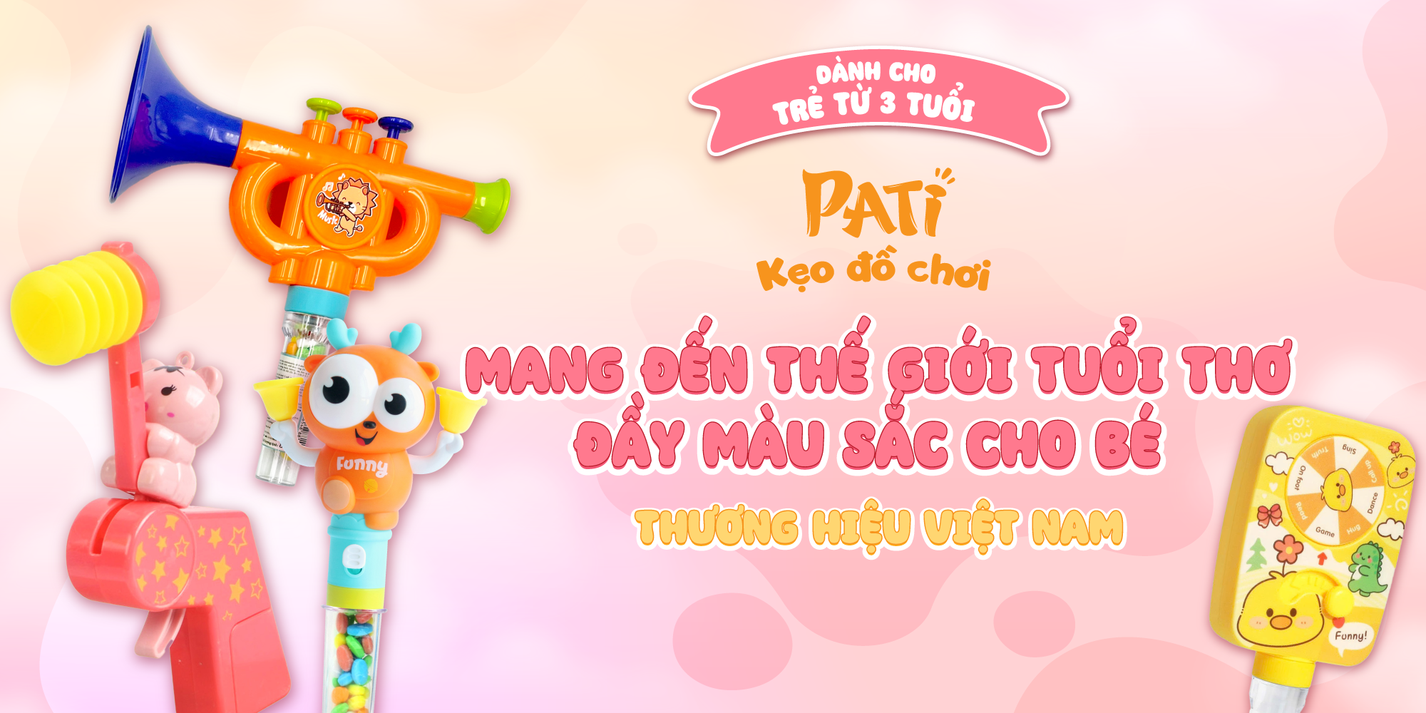 Banner Pati Kẹo Đồ Chơi